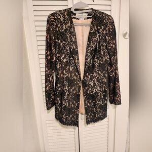 Black Lace Blazer